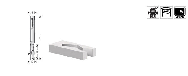 Amana Tool S.C.'O' Flute DOWN Spiral 1/4 in 46413