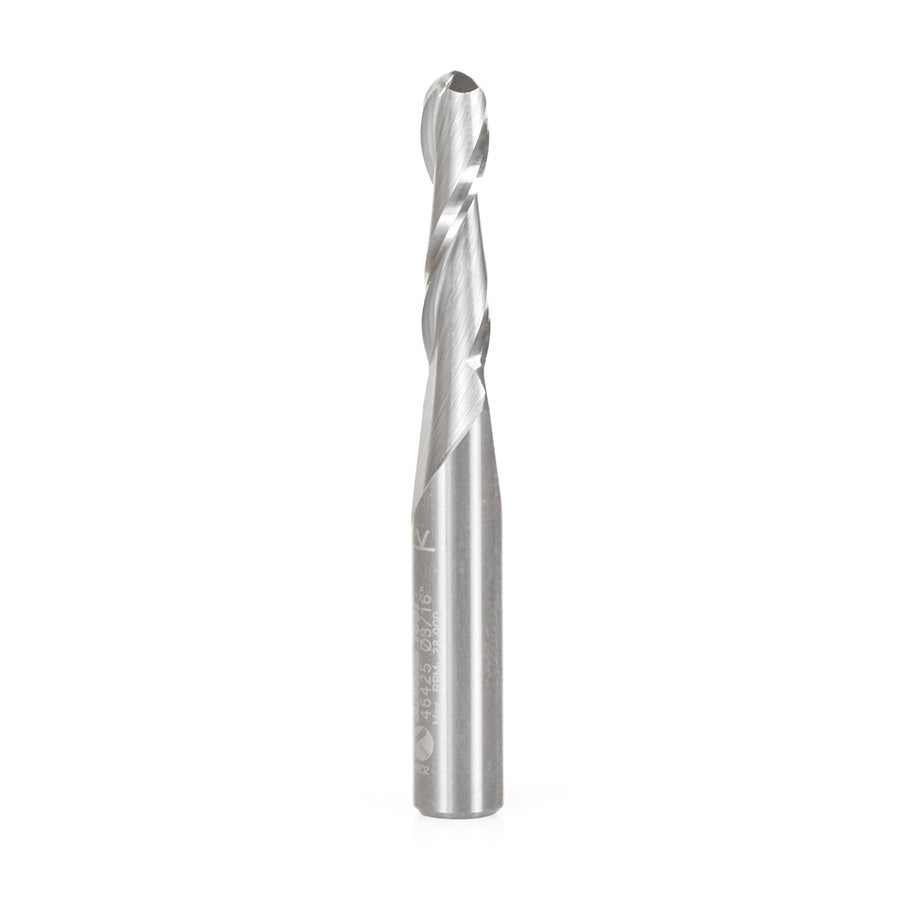 Amana Tool S.C Spiral Ball Nose 3/16 Dia. 2F 46425