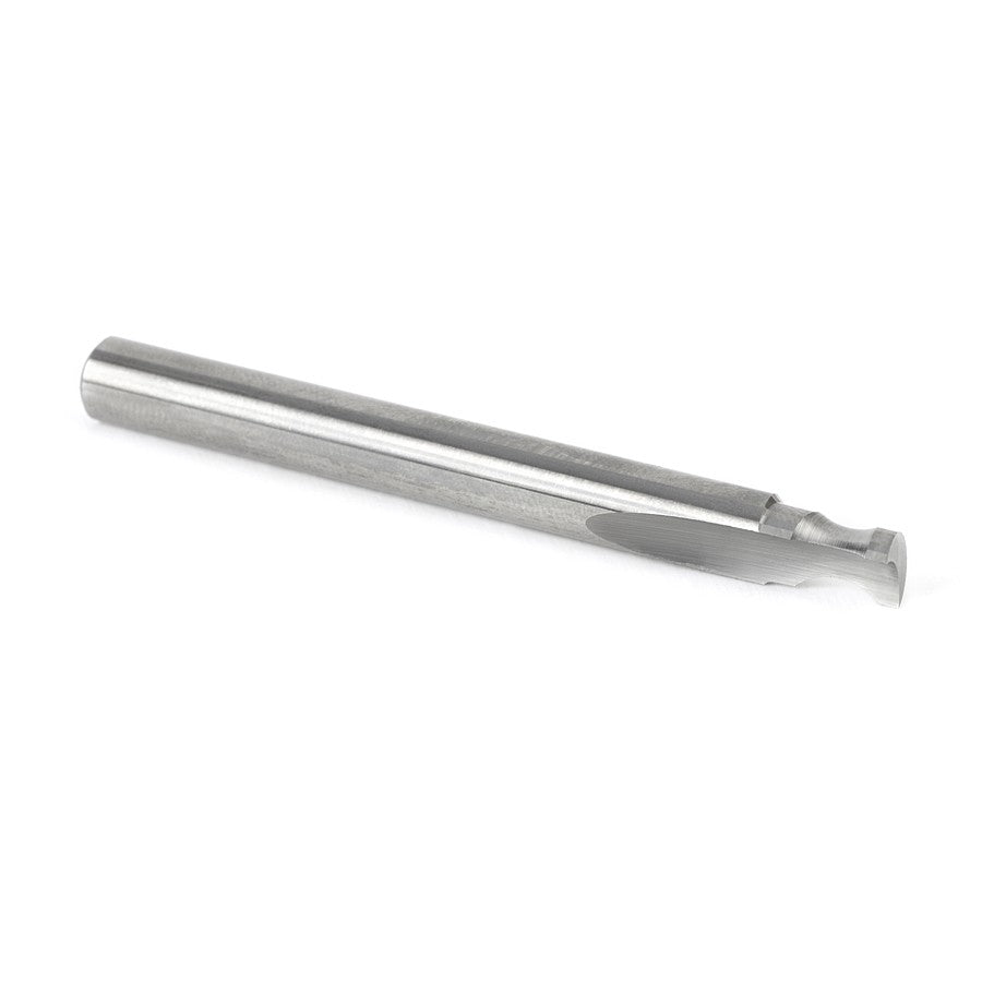 Amana Tool 1/4 in D x 1/4 in Shank Straight Plastic 46452