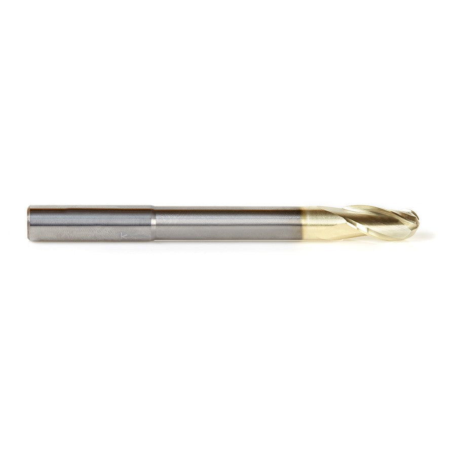 Amana Tool 3/8 Carving 3D Ball Nose ZrN 46491