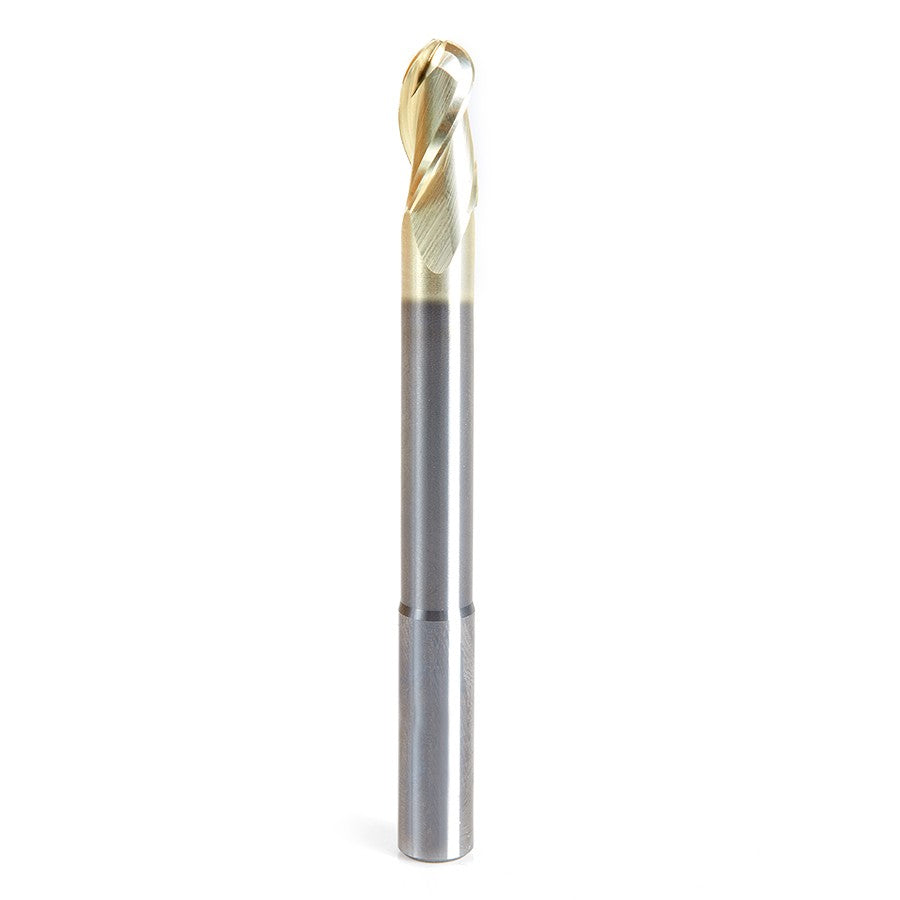 Amana Tool 3/8 Carving 3D Ball Nose ZrN 46491