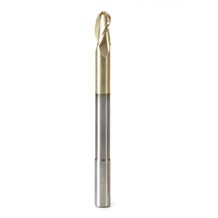 Amana Tool 1/2 in Carving 3D Ball Nose ZrN 46493