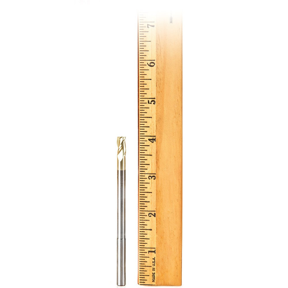 Amana Tool 1/4 in Carving 3D Flat Bottom ZrN 46590