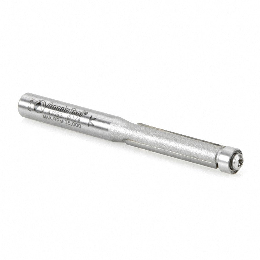Amana Tool Flush Trim 1/4 in Dia. 1/4 in Shank 47092