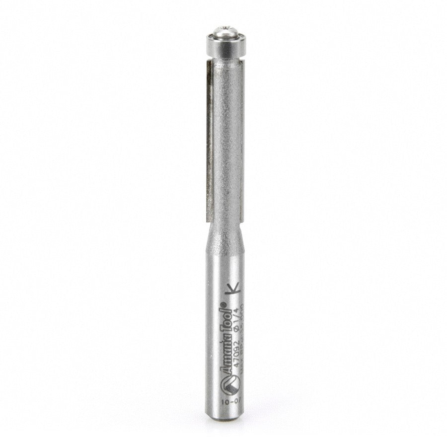 Amana Tool Flush Trim 1/4 in Dia. 1/4 in Shank 47092