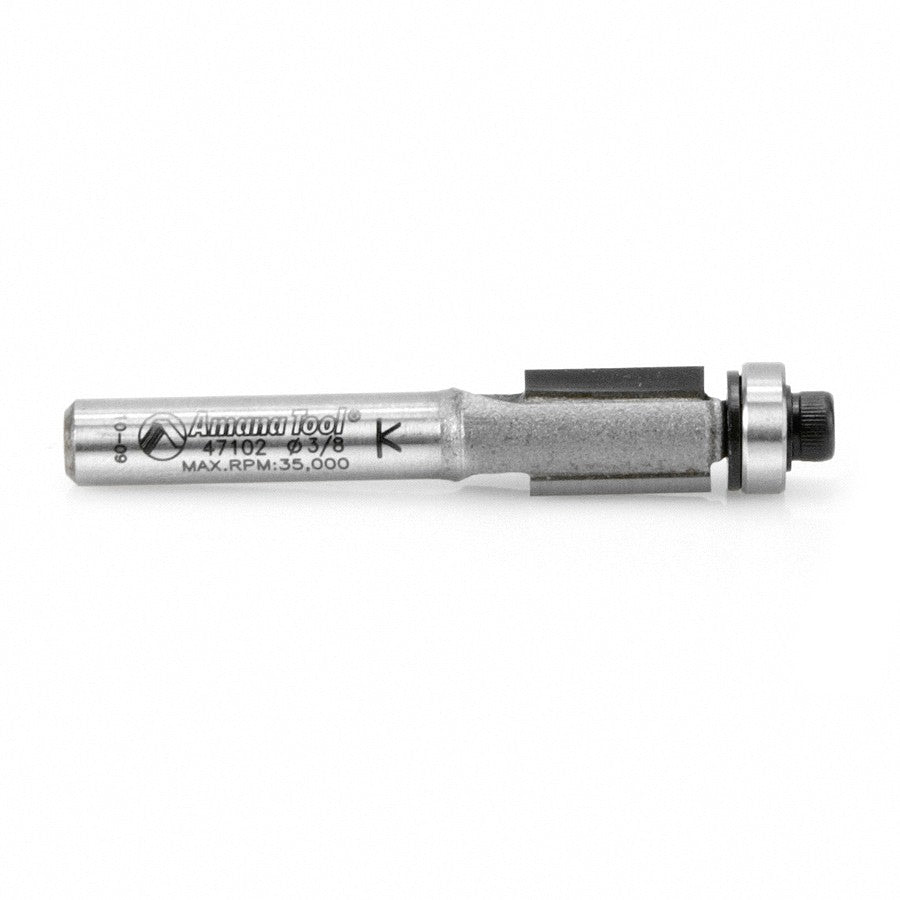 Amana Tool Flush Trim 3/8 Dia. 1/4 in Shank 47102