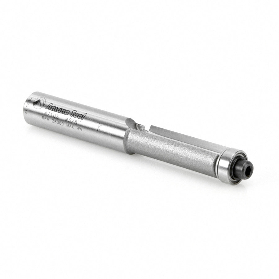 Amana Tool Flush Trim 1 Flute 3/8D 3/8 SH 47103