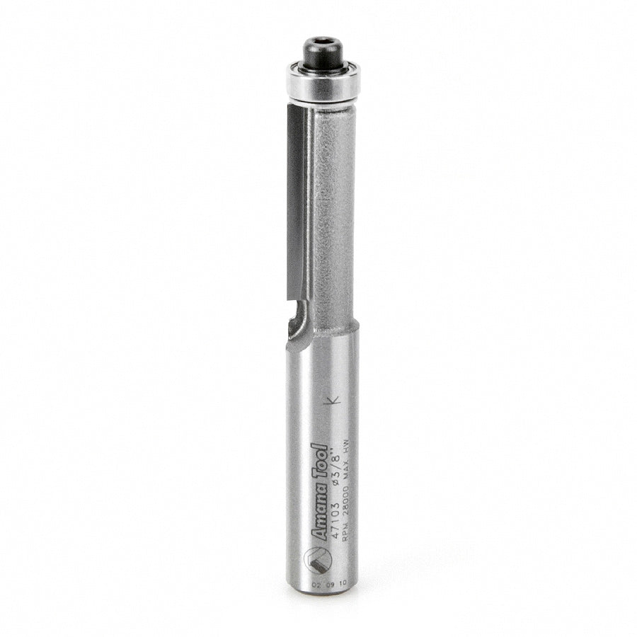 Amana Tool Flush Trim 1 Flute 3/8D 3/8 SH 47103