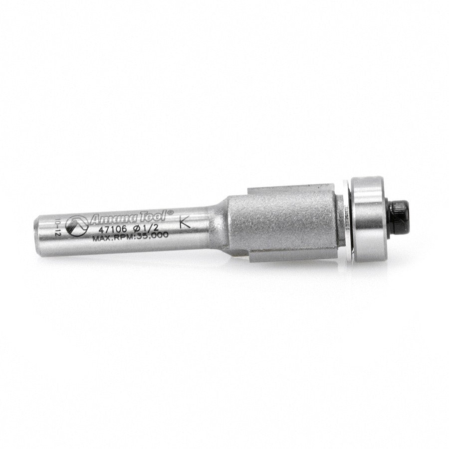 Amana Tool Flush Trim 1/2 in Dia. 1/4 in Shank 47106