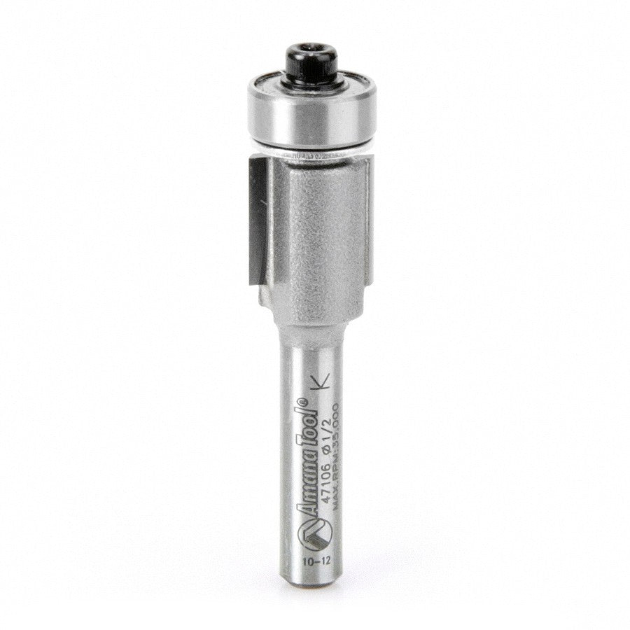 Amana Tool Flush Trim 1/2 in Dia. 1/4 in Shank 47106