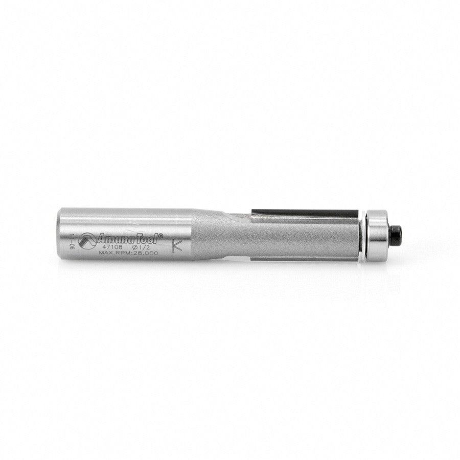 Amana Tool Flush Trim 1/2 in Dia. 1/2 in Shank 47108