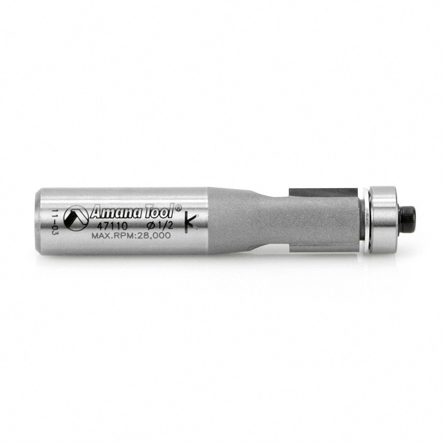 Amana Tool Flush Trim 1/2 in Dia. 1/2 in Shank 47110