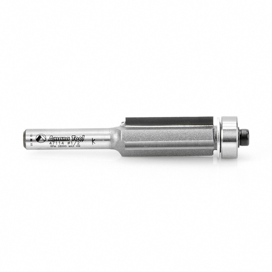 Amana Tool Flush Trim 3 Flute 1/4 in Shank 47114