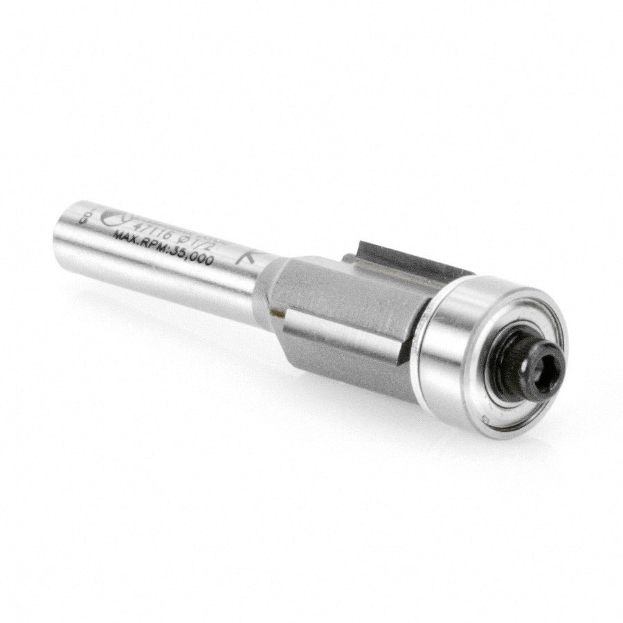 Amana Tool Flush Trim 3 Flute 1/4 in Shank 47116