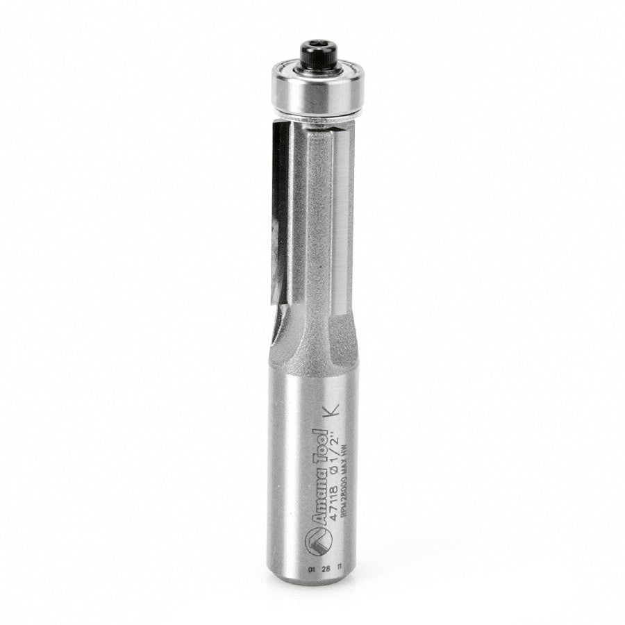 Amana Tool Flush Trim 3 Flute 1/2 in Shank 47118-2
