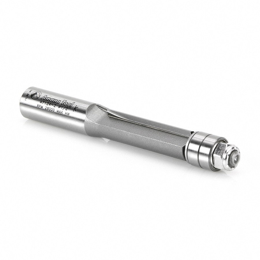 Amana Tool Flush Trim 2 Bearings 1/2 in Shank 47124-2