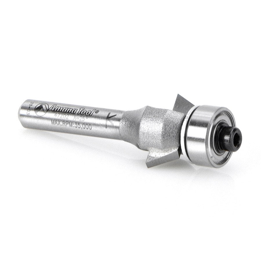 Amana Tool Bevel Bit 25 Degree 1/4 in Shank 47202