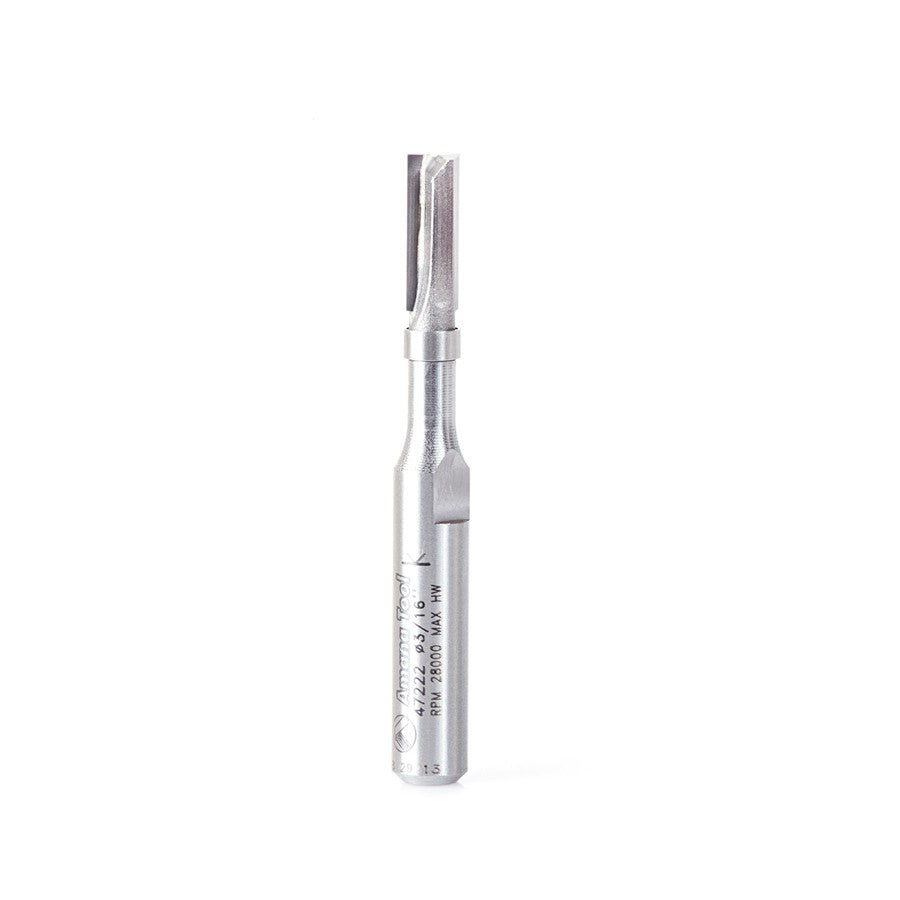 Amana Tool Plunge 3/16Dia. Upper BB 1/4 in Shank 47222