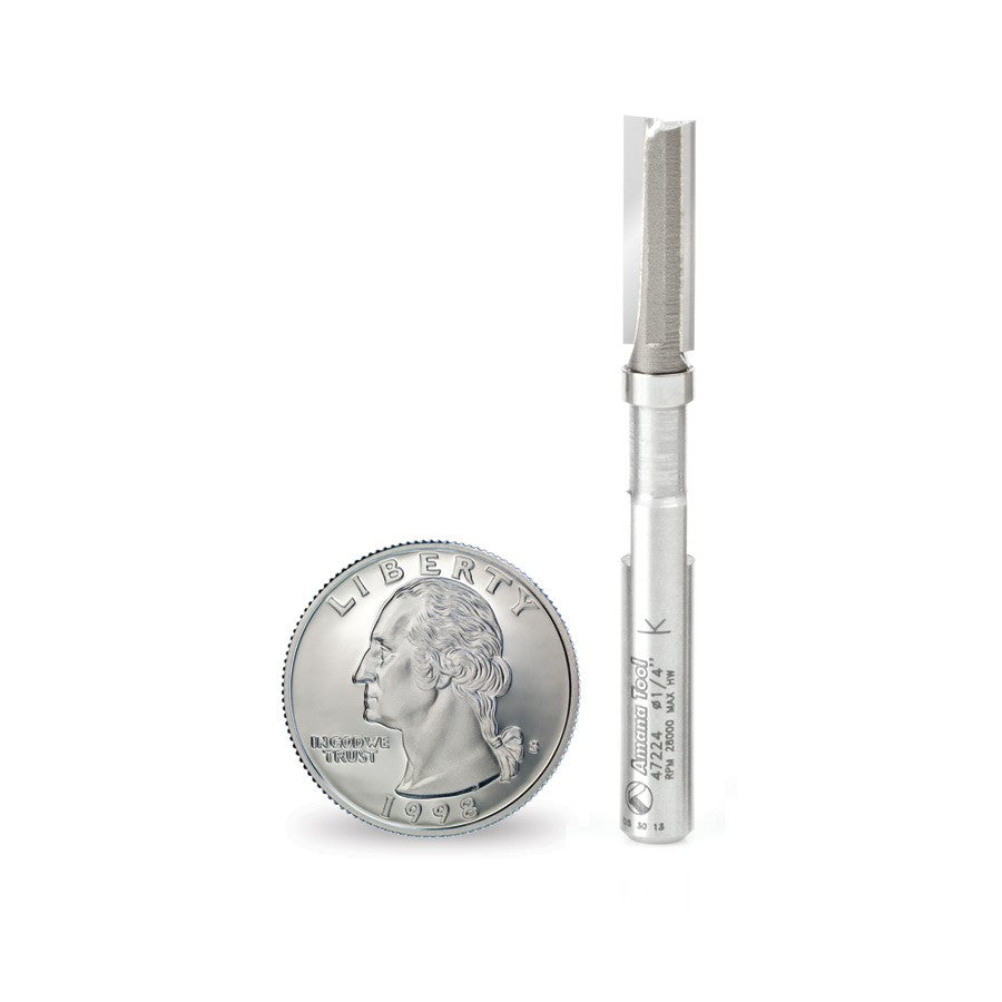 Amana Tool Plunge 1/4 in Dia. Upper BB 1/4 in Shank 47224