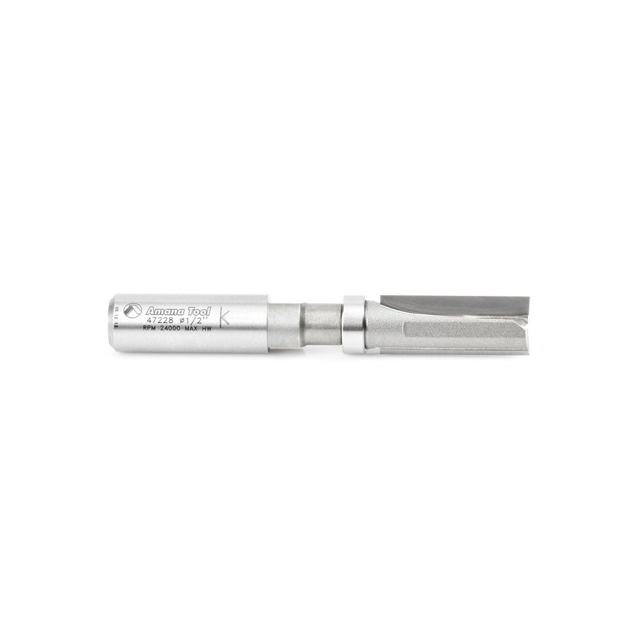 Amana Tool Plunge 1/2 in Dia. Upper BB 1/2 in Shank 47228