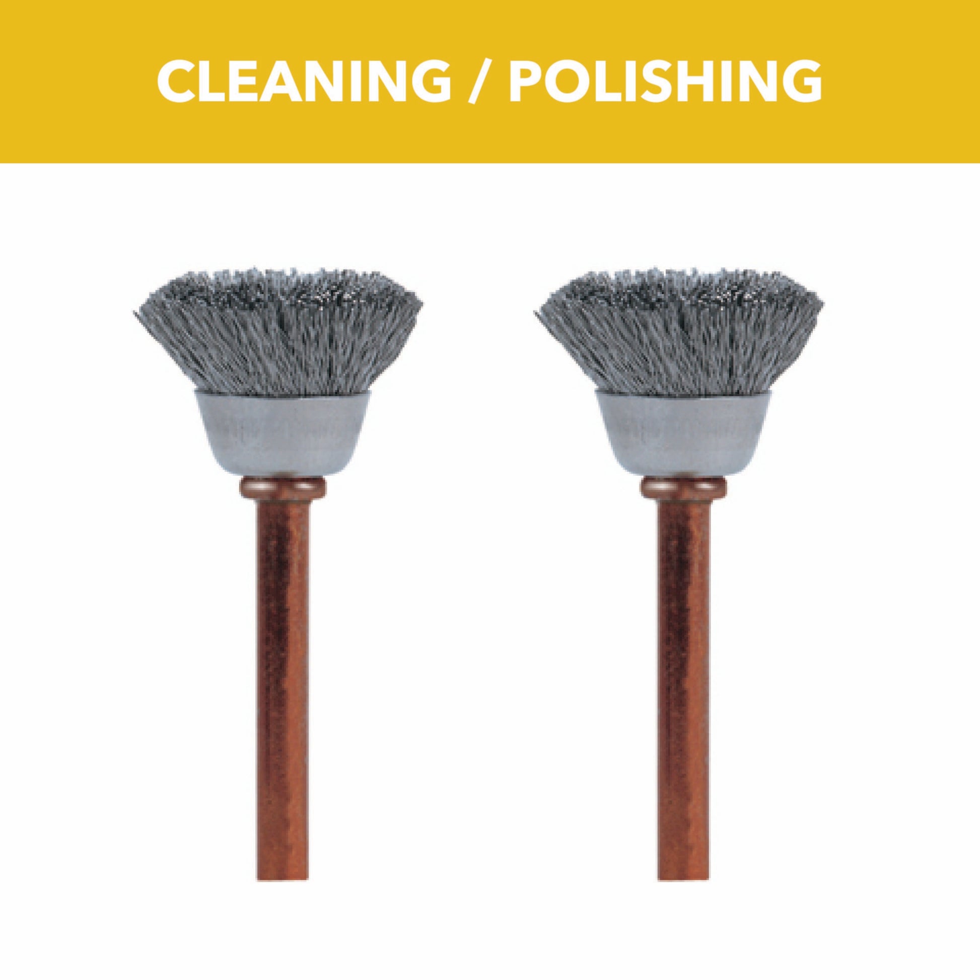 Dremel 1/2 in. Stainless Steel Brushes, 2-Pack 531-02