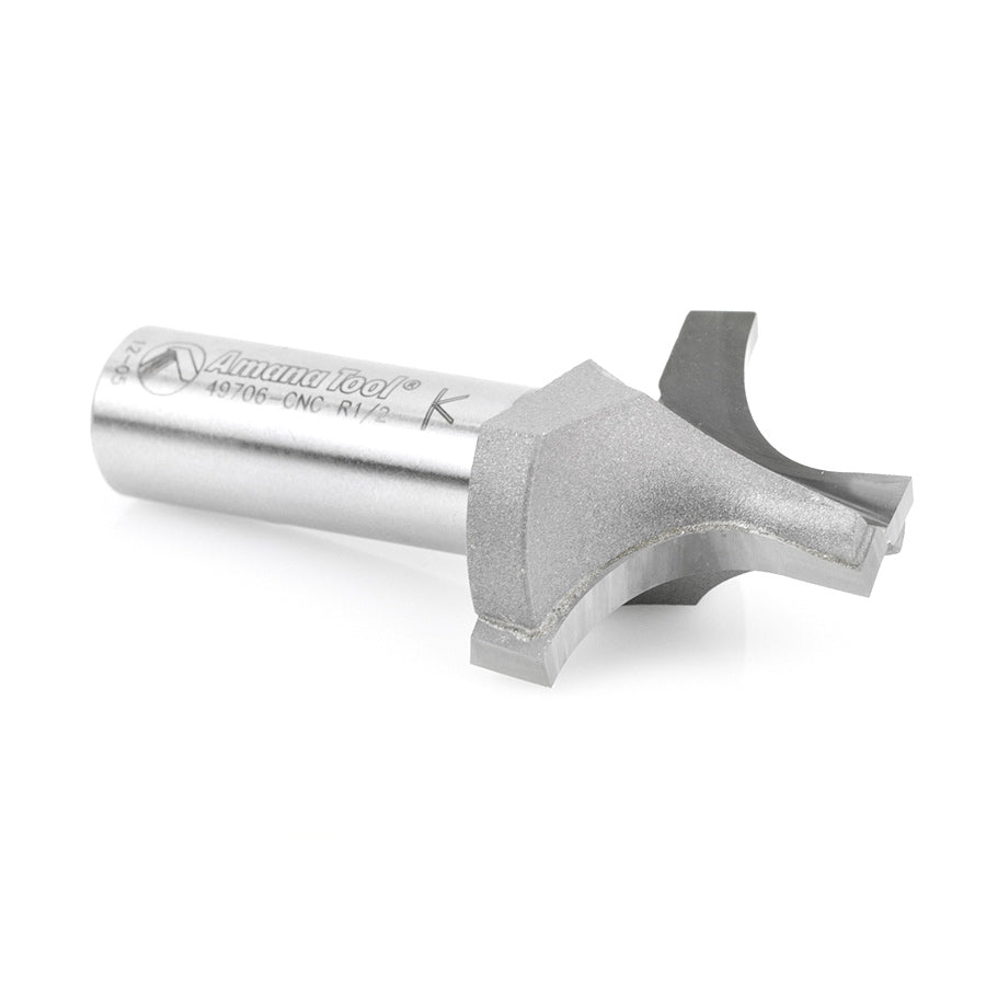 Amana Tool Plunge Round 1/2 in Rad. 1/2 in Shank-CNC 49706-CNC