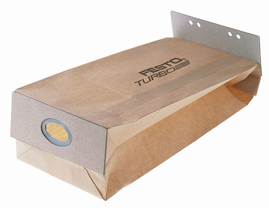 Festool Turbo Dust Bag for ETS 150/RS 2 TF II-RS/ES/ET/5, 5-Pack 487779