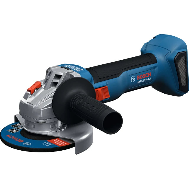 Bosch 18V Brushless 4-1/2" Angle Grinder with Slide Switch (Bare Tool) GWS18V-8-2N