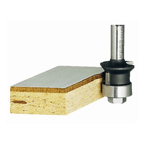 Festool 45-Deg. Chamfer/Edge Trim Bit with Bearing HW S8 D24/0deg +45deg 491026