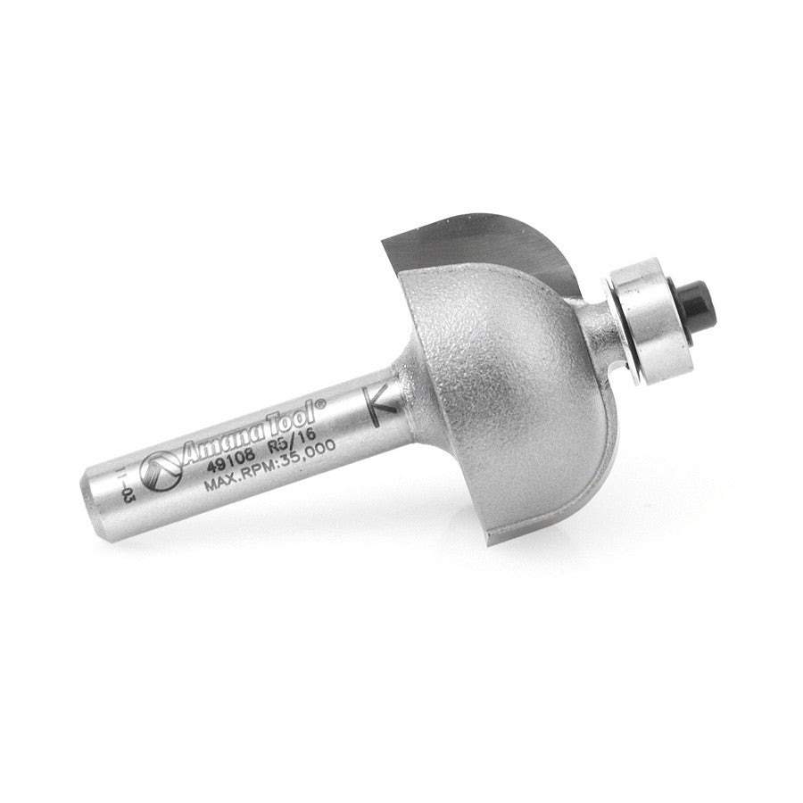 Amana Tool Cove Bit 3/8 Rad. 1/4 in Shank 49112