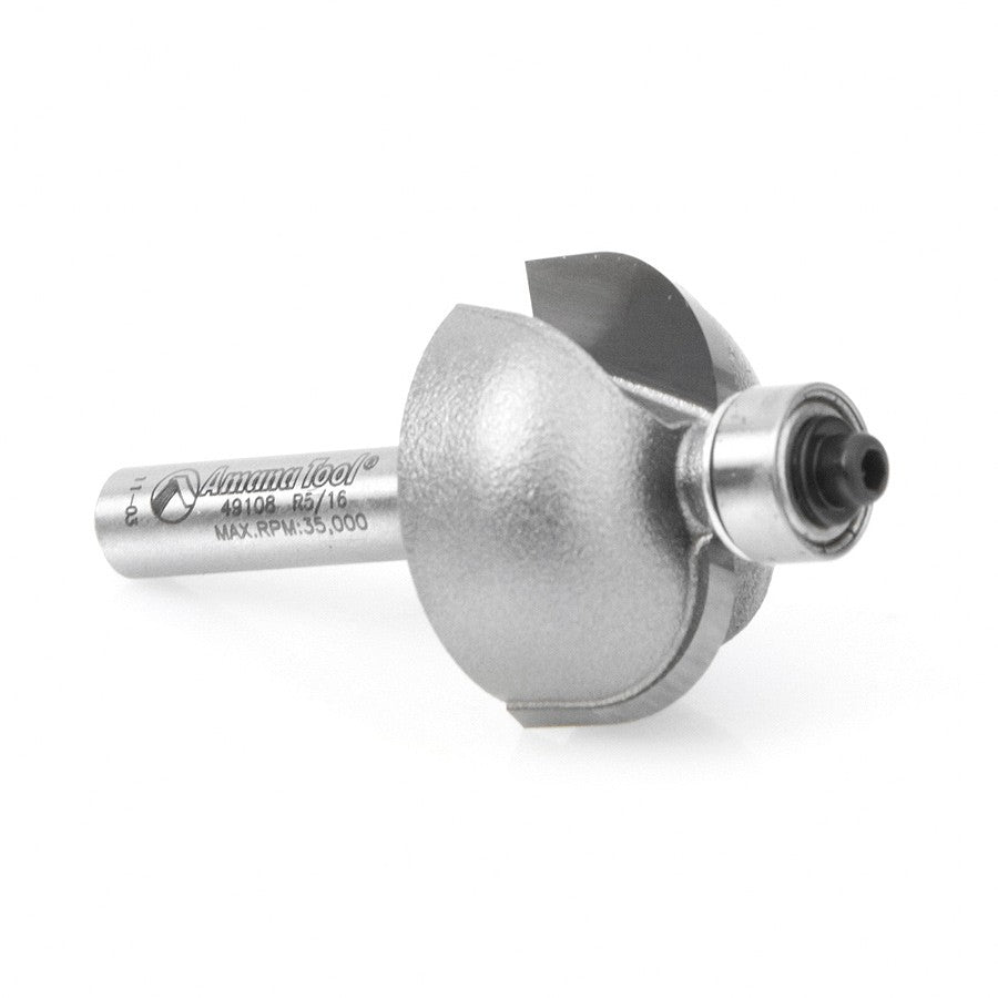 Amana Tool Cove Bit 5/16 Rad. 1/2 in Shank 49110