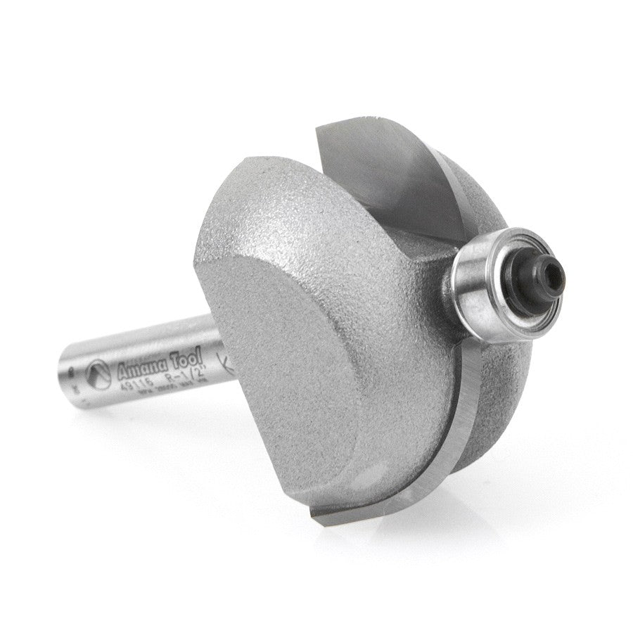 Amana Tool Cove Bit 1/2 in Rad. 1/4 in Shank 49116