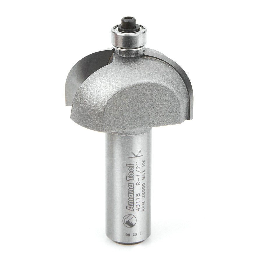 Amana Tool Cove Bit 5/8 Rad. 1/2 in Shank 49119