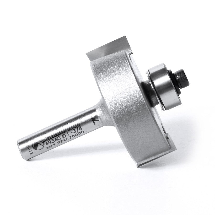 Amana Tool Rabbetting 1-3/8 Dia.1/4 in Shank 49340