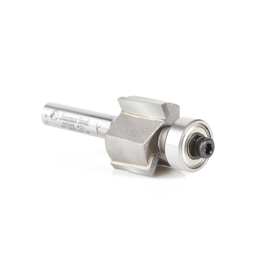 Amana Tool Rabbetting 20mm Dia.1/4 in Shank 49346