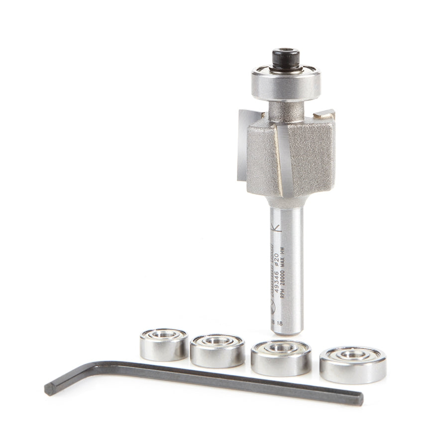 Amana Tool Rabbetting 20mm Dia.1/4 in Shank 49346