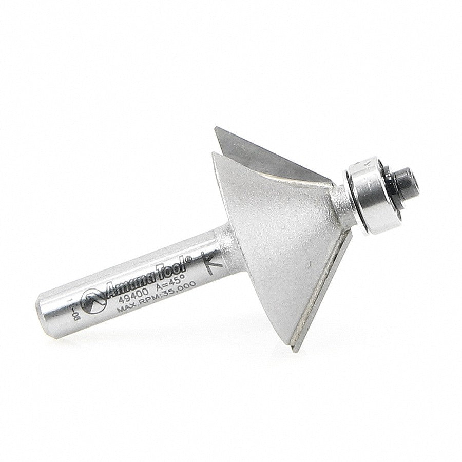Amana Tool 45 Degree Chamfer 1/2 in Shank 49402