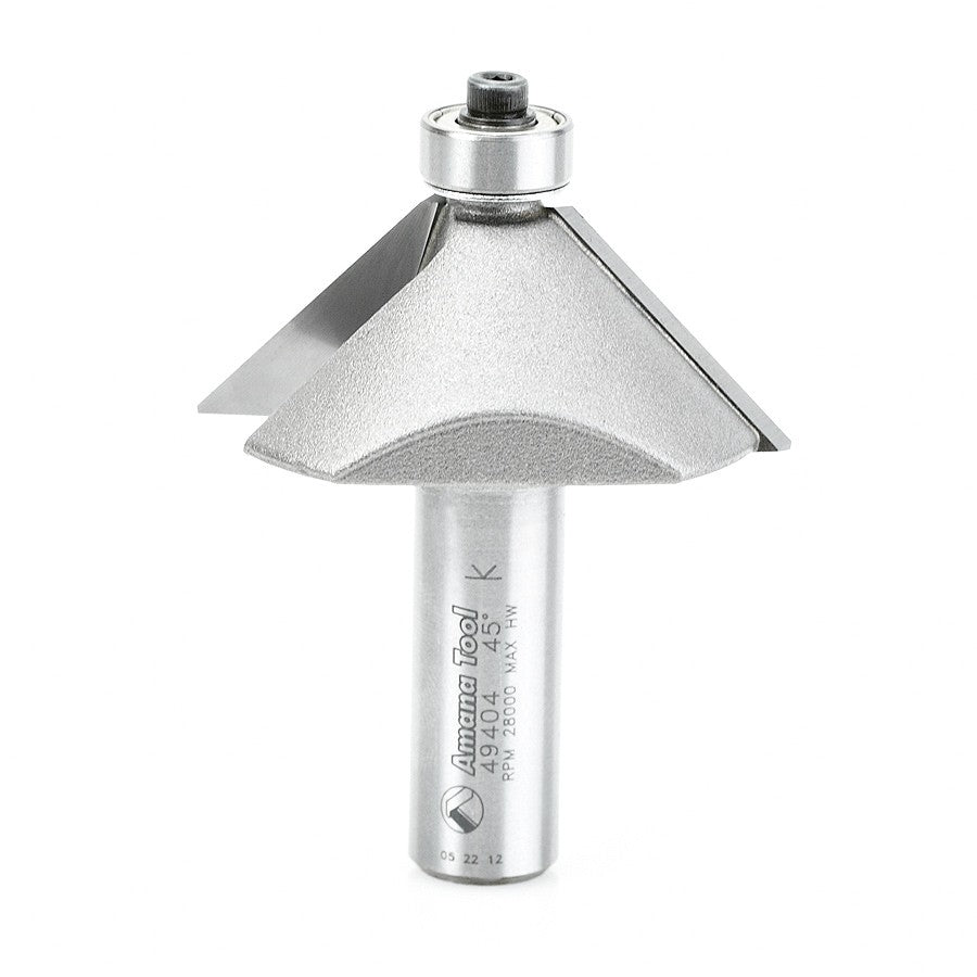 Amana Tool 45 Degree Chamfer 1/2 in Shank 49405