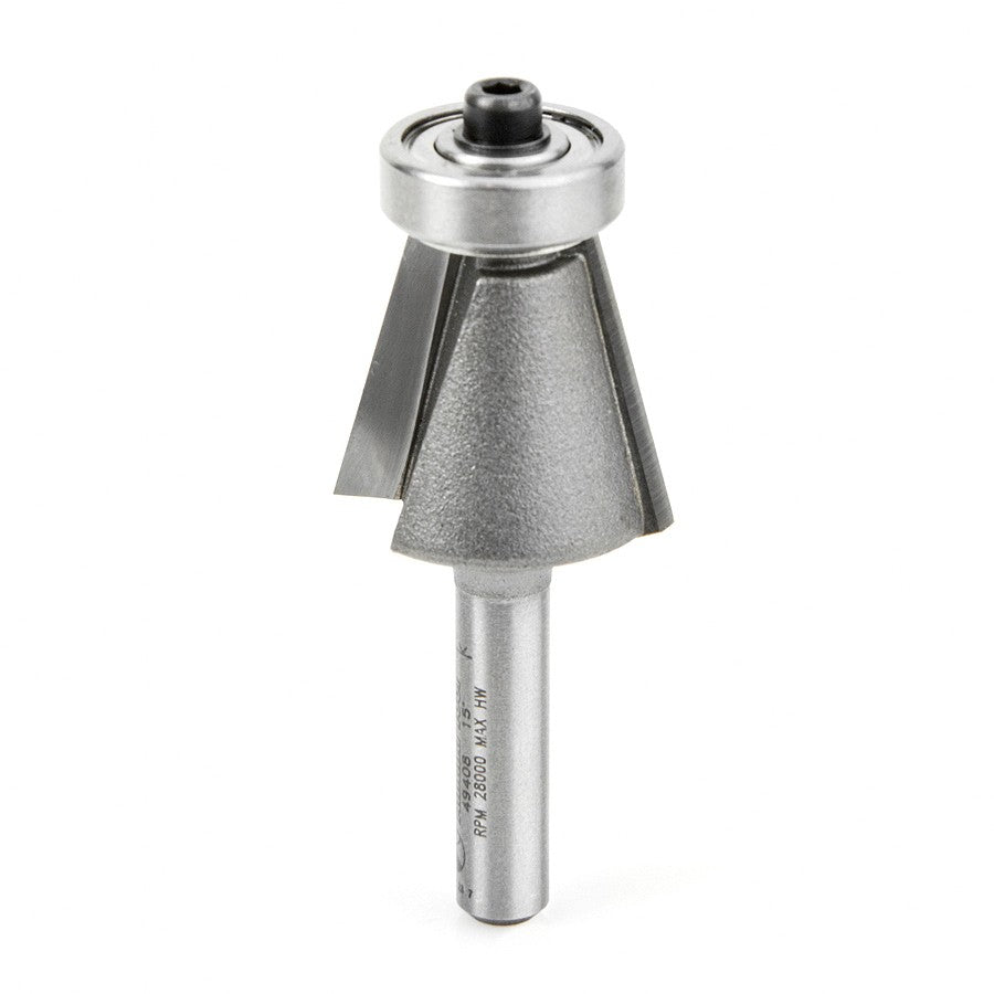 Amana Tool 15 Degree Chamfer 1/4 in Shank 49408