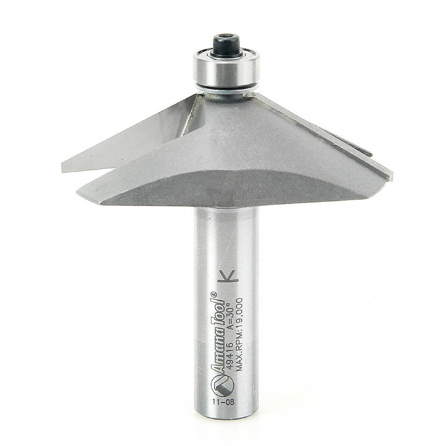 Amana Tool 60 Degree Chamfer Bit 1/2 in Shank 49416