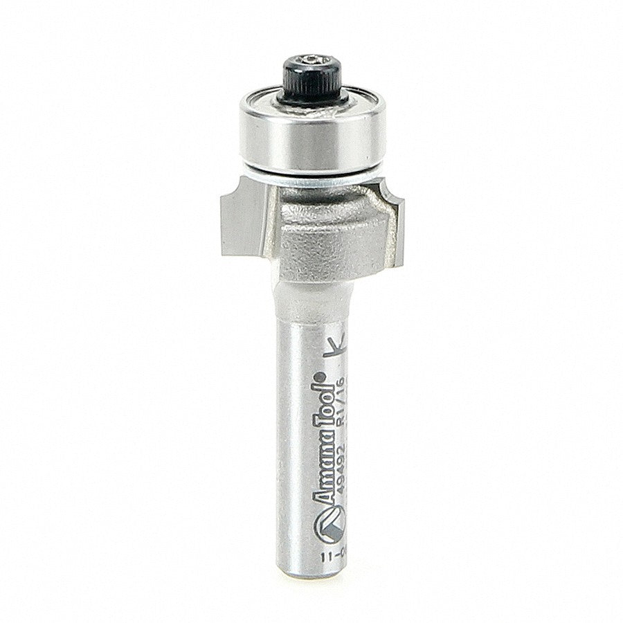 Amana Tool Corner Round 1/16 Rad. 1/4 in Shank 49492