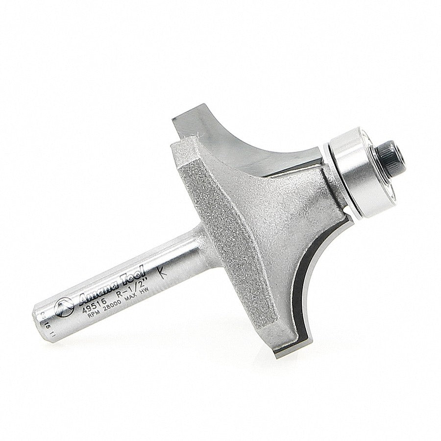 Amana Tool Corner Round 1/2 in Rad. 1/4 in Shank 49516