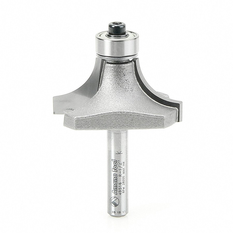 Amana Tool Corner Round 1/2 in Rad. 1/4 in Shank 49516