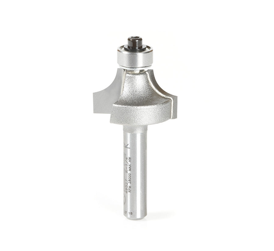 Amana Tool Corner Round 1/4 in Rad. 1/4 in Shank 49527