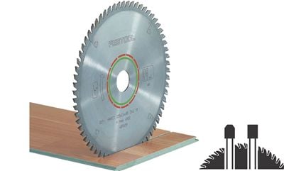Festool Laminate 48 Tooth Saw Blade for TS 55 R/TSC 55 496309