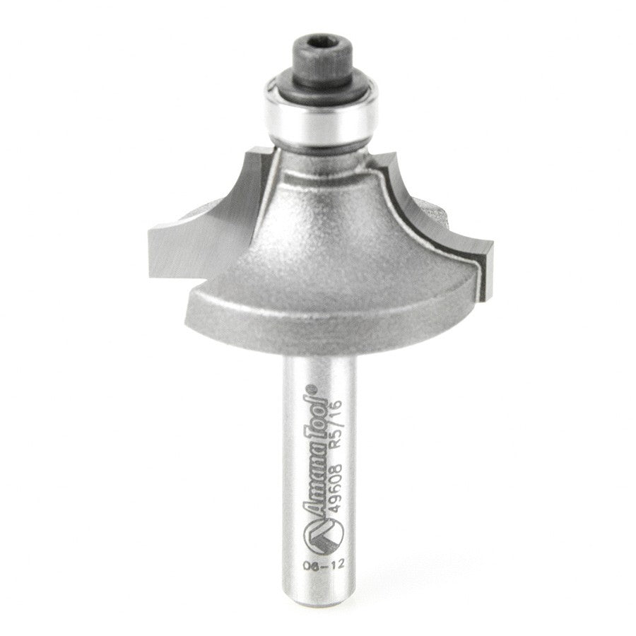 Amana Tool Beading Bit 5/16 Rad. 1/4 in Shank 49608