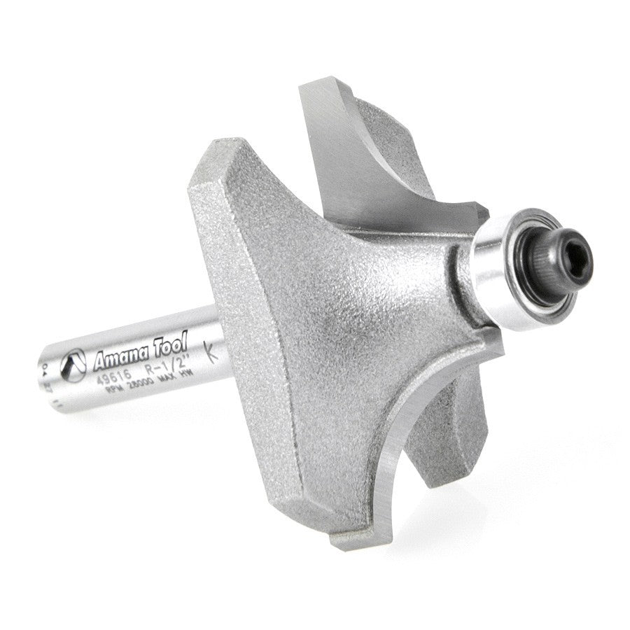 Amana Tool Beading Bit 1/2 in Rad. 1/4 in Shank 49616