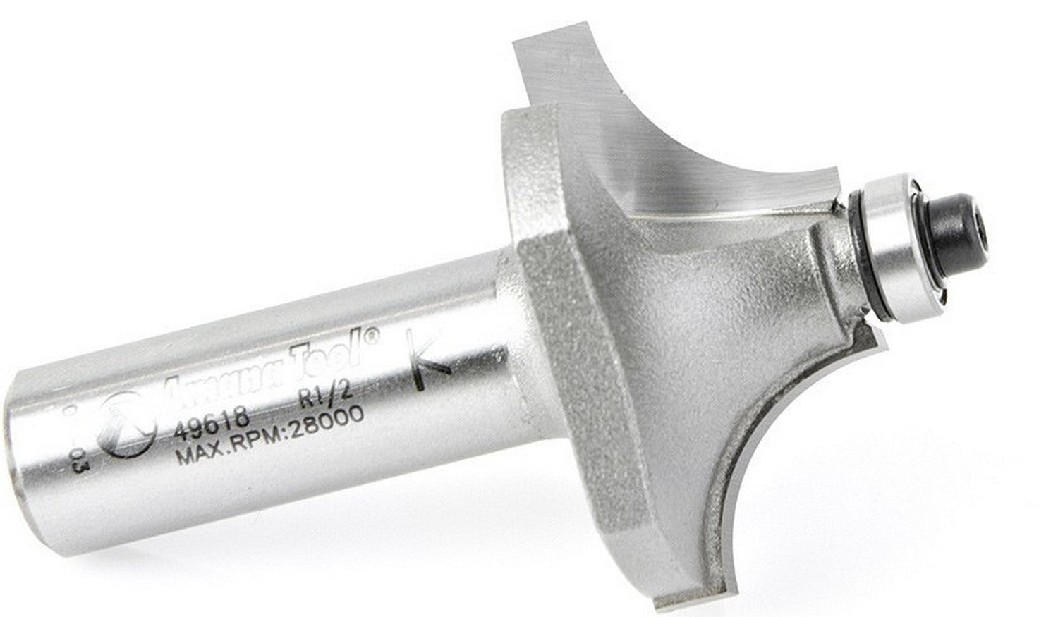 Amana Tool Beading Bit 1/2 in Rad. 1/2 in Shank 49618