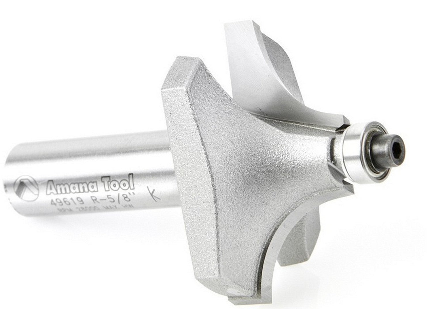 Amana Tool Beading Bit 5/8 Rad. 1/2 in Shank 49619