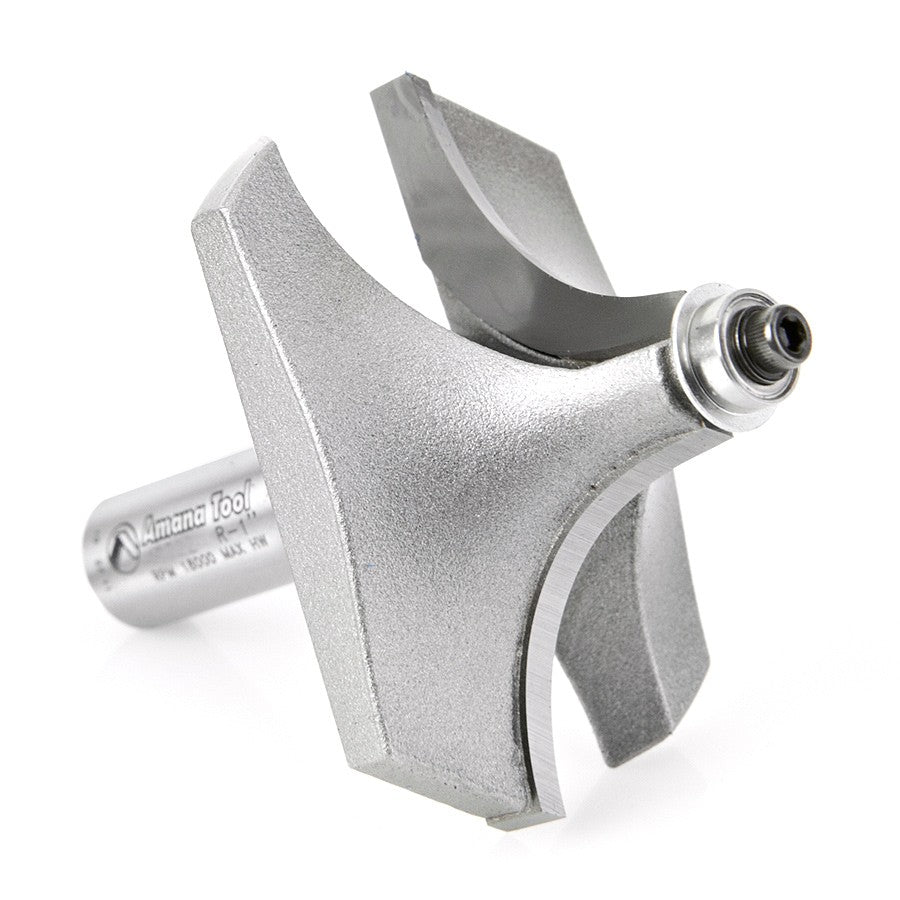 Amana Tool Beading Bit 1 in Rad. 1/2 in Shank 49622